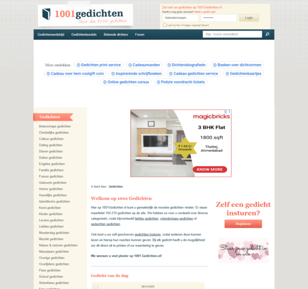 1001gedichten.nl