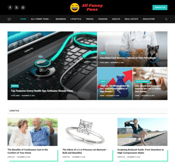 allfunnypuns.com