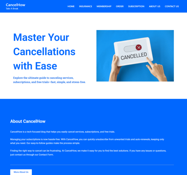 cancelhow.com