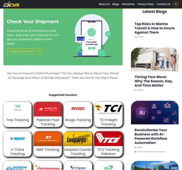 checkyourshipment.com