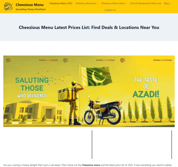 cheeziousmenu.com