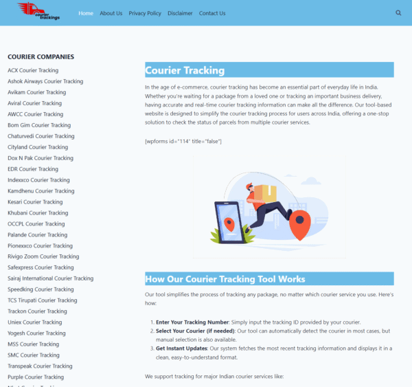 couriertrackings.com