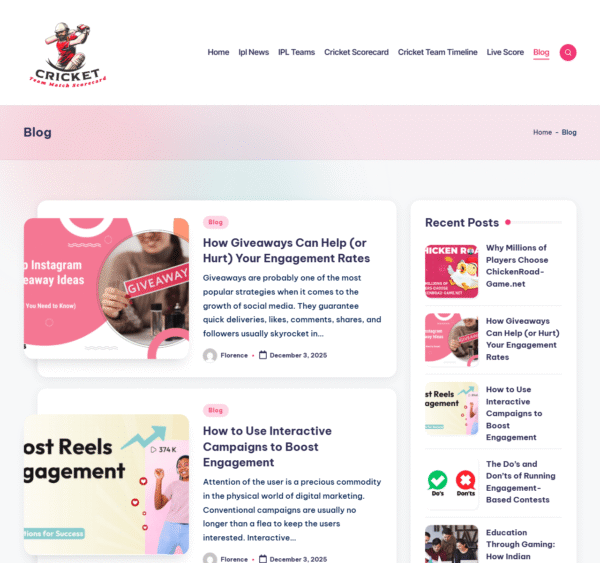 cricketteammatchscorecard.com/blog