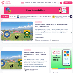 cricketteamtimelines.com